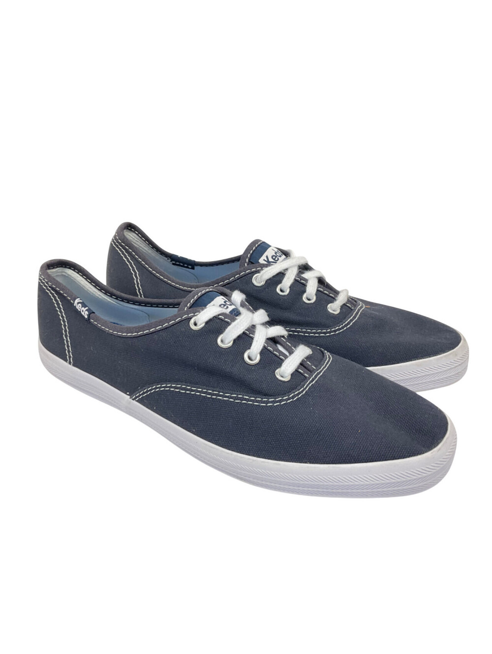 Keds Women’s Low-Cut Champions Casual Sneakers WF34200 Navy-Blue Size 6.5M